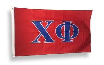 Chi Phi Big Greek Letter Flag