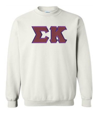 sigma kappa letter sweatshirts