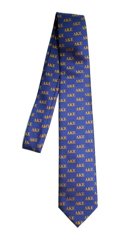 Brand New Product! Delta Kappa Epsilon Letter Design Tie
