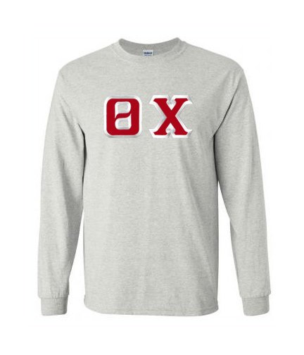 Theta Chi Custom Twill Long Sleeve T-Shirt SALE $29.99. - Greek Gear®