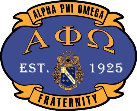 Alpha Phi Omega Banner Crest - Shield Decal SALE $6.95. - Greek Gear®