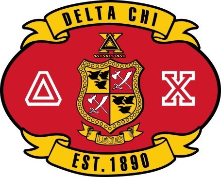 Delta Chi Banner Crest - Shield Decal SALE $6.95. - Greek Gear®