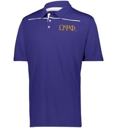 omega psi phi polo shirt