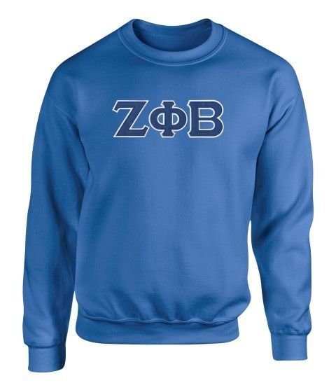 Zeta Phi Beta 2 Day Ship Twill Crewneck Sweatshirt Sale 3995 Greek Gear® 2993