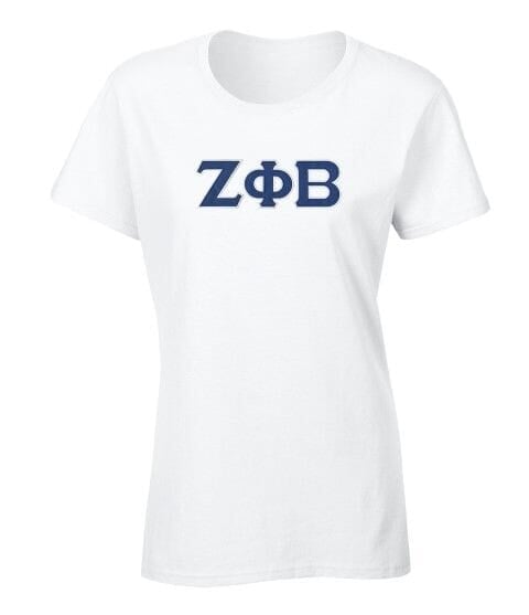 Zeta Phi Beta 2 Day Ship Twill Ladies Tee Sale 2495 Greek Gear® 4607