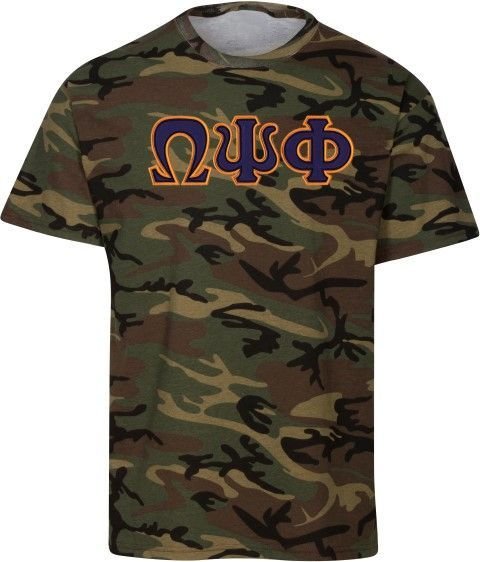 omega psi phi tee shirts