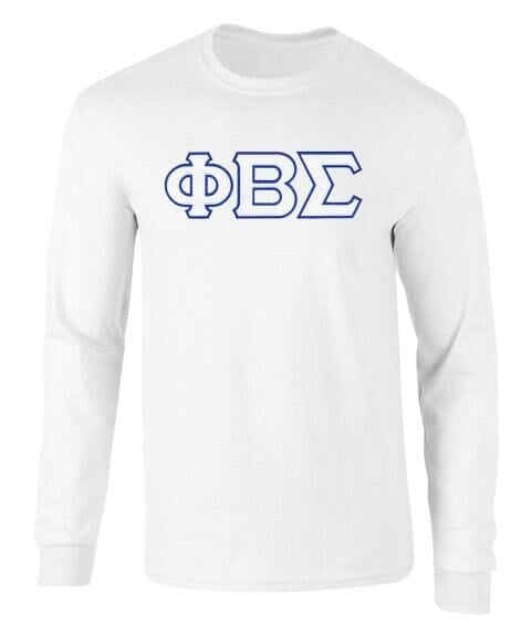 Phi Beta Sigma 2 Day Ship Twill Long Sleeve Tee Sale 3495 Greek Gear® 5461