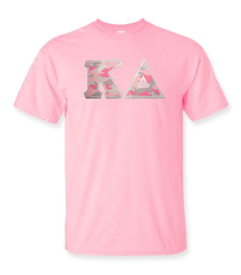 Custom Sorority Shirt with Twill Letters 