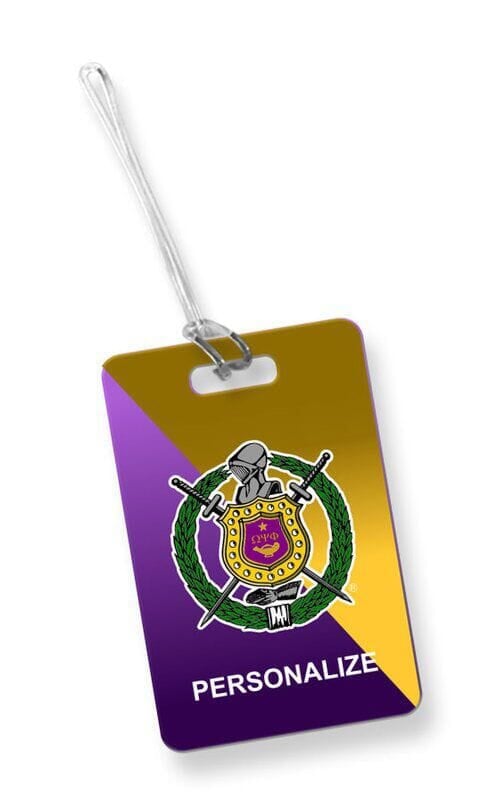 Personalized Omega Psi Phi Crest 