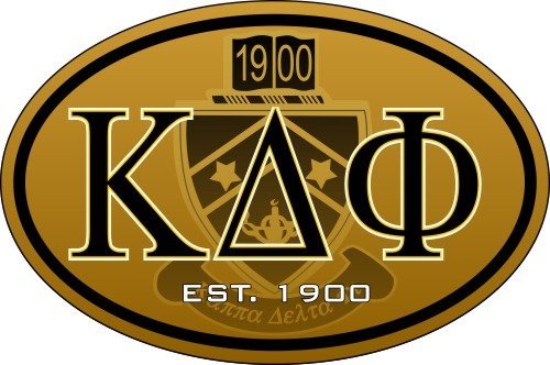 Kappa Delta Phi Color Oval Decal SALE $6.95. - Greek Gear®