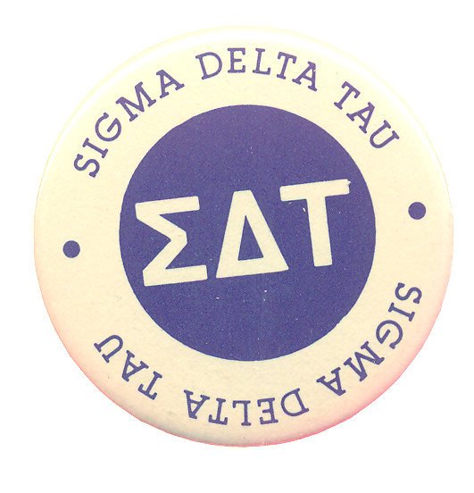Sigma Delta Tau Button Circle