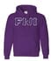 DISCOUNT FIJI Fraternity Lettered Hooded Sweatshirt SALE $40.00 ...