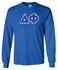 DISCOUNT Delta Phi Lettered Long Sleeve Tee
