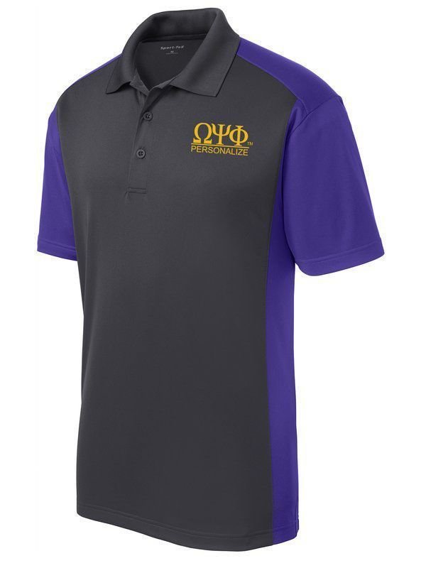 omega psi phi polo shirt