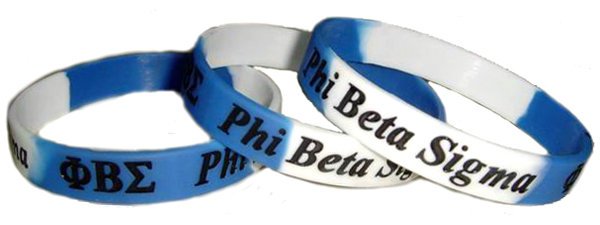 Phi Beta Sigma Silicone Bracelet SALE $4.95. - Greek Gear®