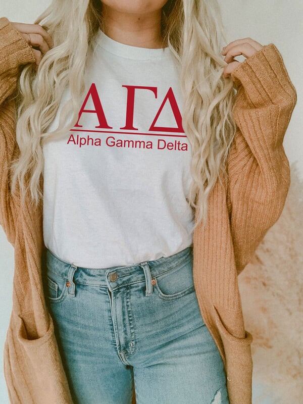 Alpha Gamma Delta Comfort Colors 