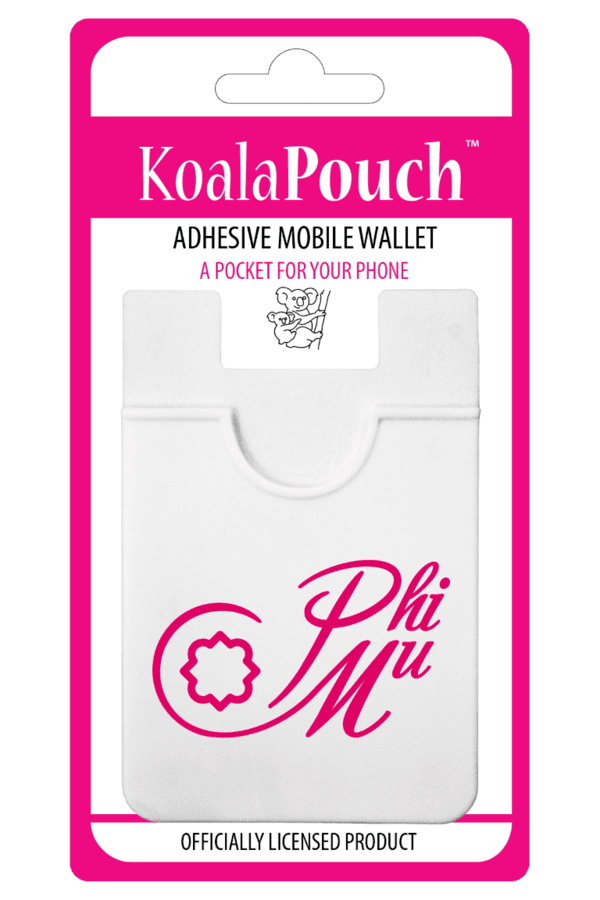 Phi Mu Logo Koala Pouch