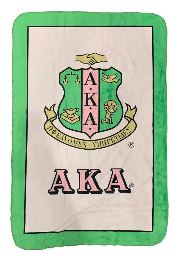 Alpha Kappa Alpha Sherpa Lap Blanket SALE $59.95. - Greek ...