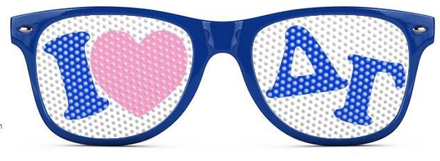 Sorority Wayfarer Style Lens Sunglasses