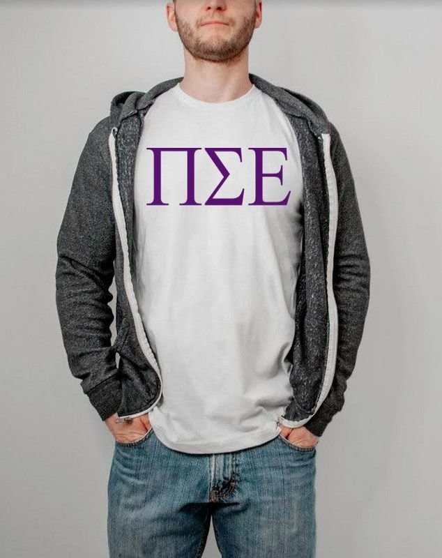 Pi Sigma Epsilon Lettered Shirt