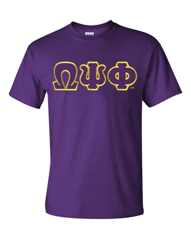 omega psi phi tee shirts