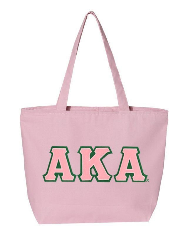 Alpha Kappa Alpha Lettered Tote Bag – GreekGear.com