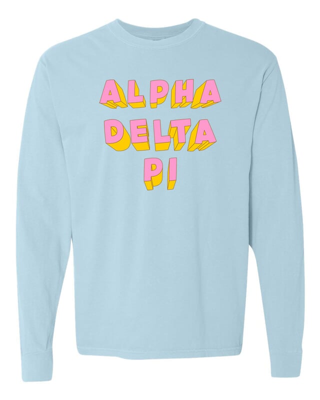 Alpha Delta Pi 3Delightful Long Sleeve 