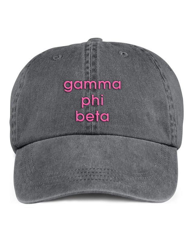 Gamma Phi Beta Stonewashed Cotton Hats