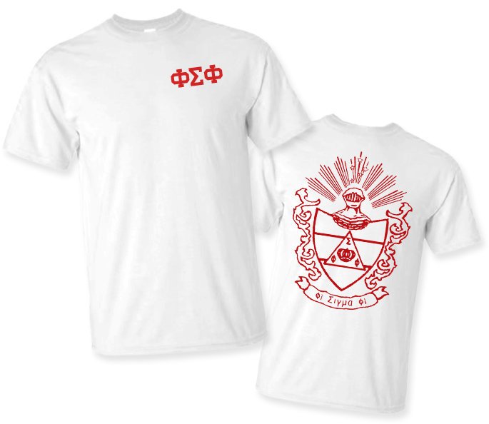 Phi Sigma Phi World Famous Crest - Shield Tees