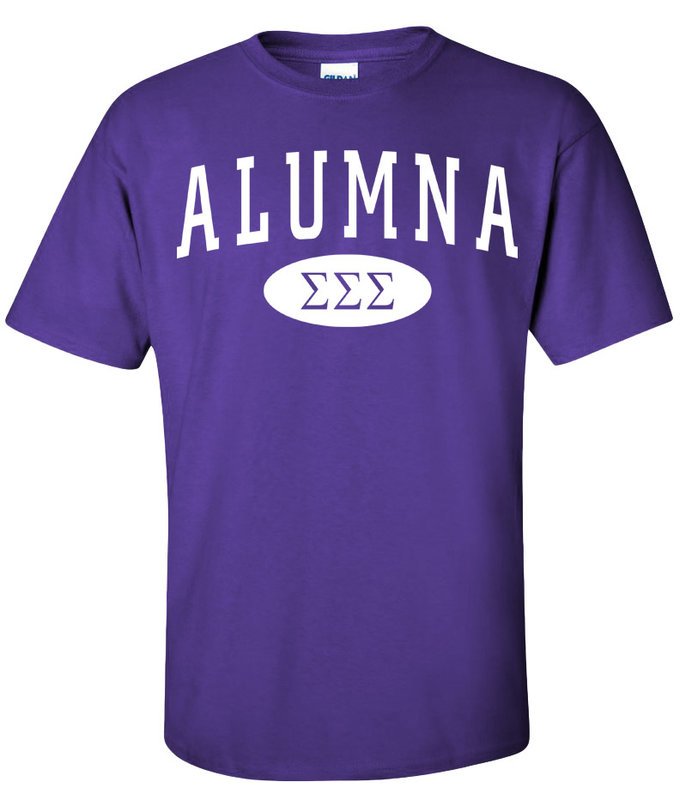 Sigma Sigma Sigma Alumna Tee-Shirt SALE $16.95. - Greek Gear®