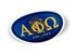 Alpha Phi Omega Color Oval Decal