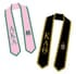 Delta Zeta Greek Lettered Graduation Sash Stole With Crest