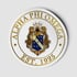 Alpha Phi Omega Circle Crest Shield Decal Sale 6 95 Greek Gear