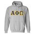 Alpha Phi Omega Custom Twill Hooded Sweatshirt
