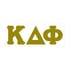 Kappa Delta Phi Big Greek Letter Window Sticker Decal Sale 8 95 Greek Gear