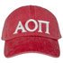 Sorority Embroidered Letter Pastel Hat