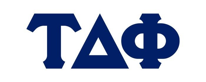 Tau Delta Phi Big Greek Letter Window Sticker Decal SALE $8.95. - Greek ...