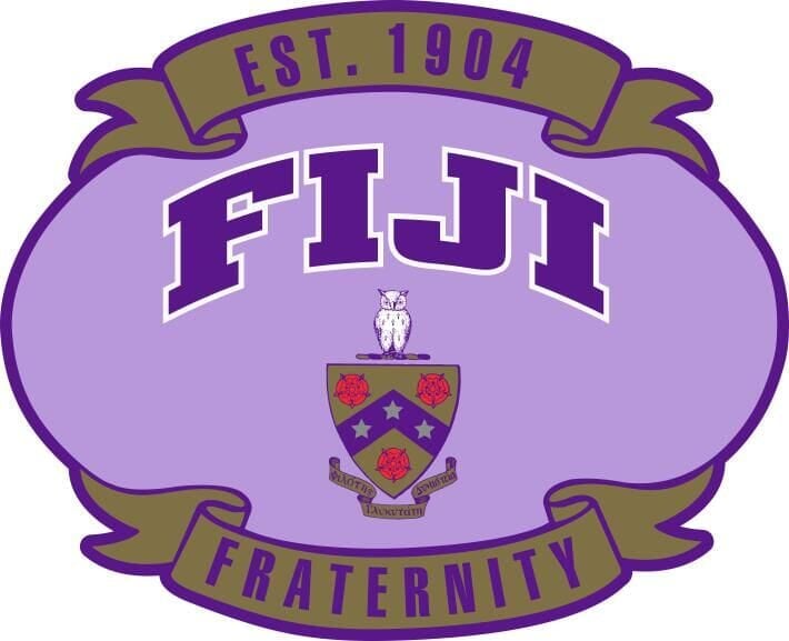 FIJI Banner Crest - Shield Decal SALE $6.95. - Greek Gear®