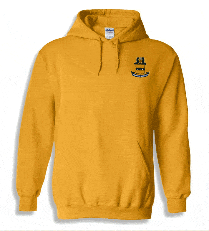 DISCOUNT-ACACIA Fraternity Crest - Shield Emblem Hooded Sweatshirt SALE ...