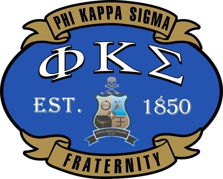 Phi Kappa Sigma Banner Crest - Shield Decal SALE $6.95. - Greek Gear®