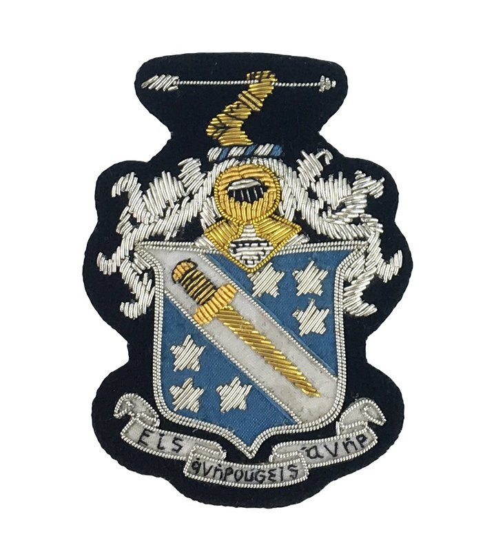 Fraternity Blazer Crest Emblem SALE $30.00. - Greek Gear®