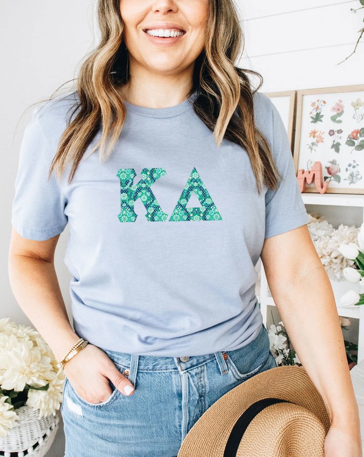 Kappa Delta Comfort Colors Lettered Greek Short Sleeve T-Shirt