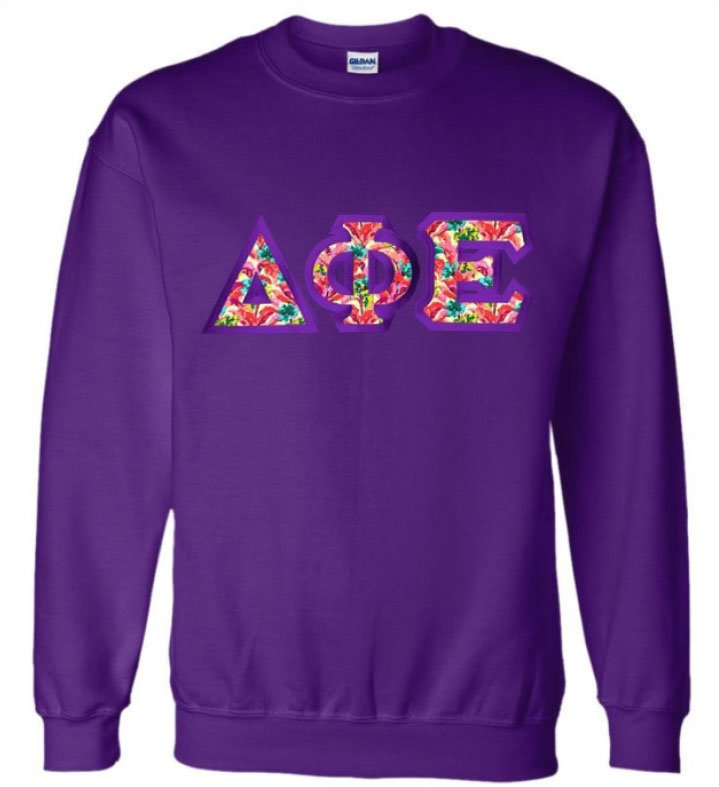 delta phi epsilon crewneck