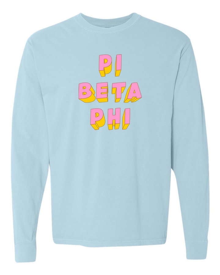 pi beta phi comfort colors sweatshirt