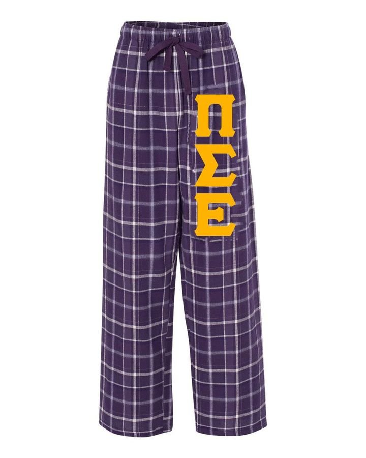 Pi Sigma Epsilon Pajamas Flannel Pant