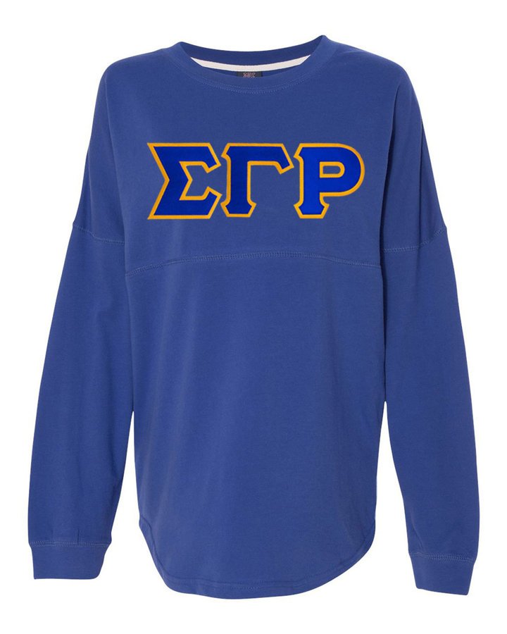 sigma gamma rho athena french terry dolman sleeve sweatshirt 3