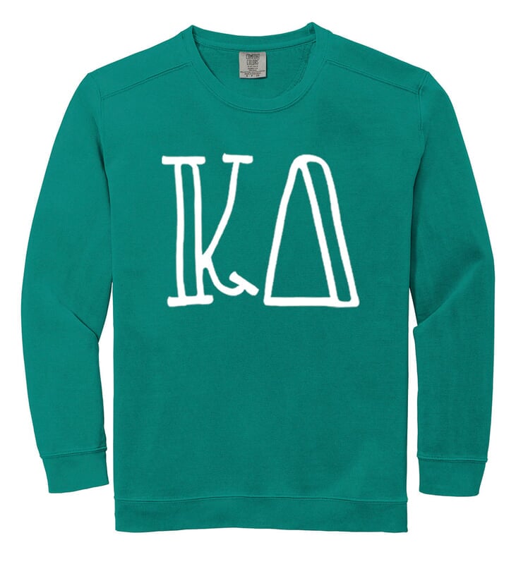 Kappa Delta Comfort Colors Greek Crewneck Sweatshirt Sale 39 99