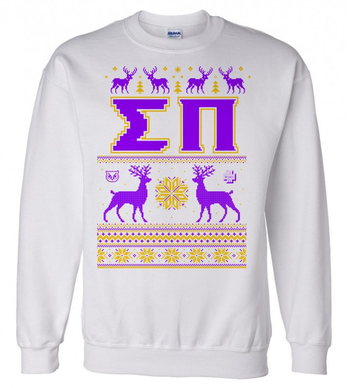 Sigma Pi Ugly Christmas Sweater Crewneck Sweatshirt SALE $30.00 ...