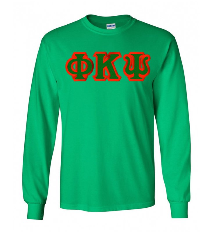 Phi Kappa Psi Custom Twill Long Sleeve T-Shirt SALE $29.99. - Greek Gear®