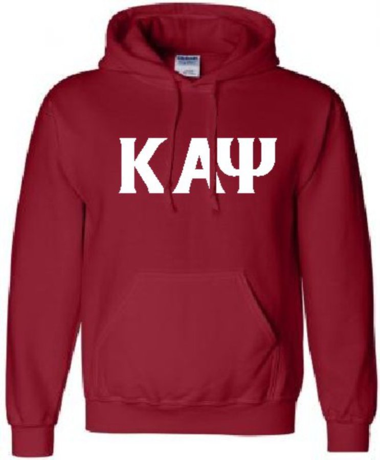 Kappa Alpha Psi letter Hoodie SALE $34.95. - Greek Gear®